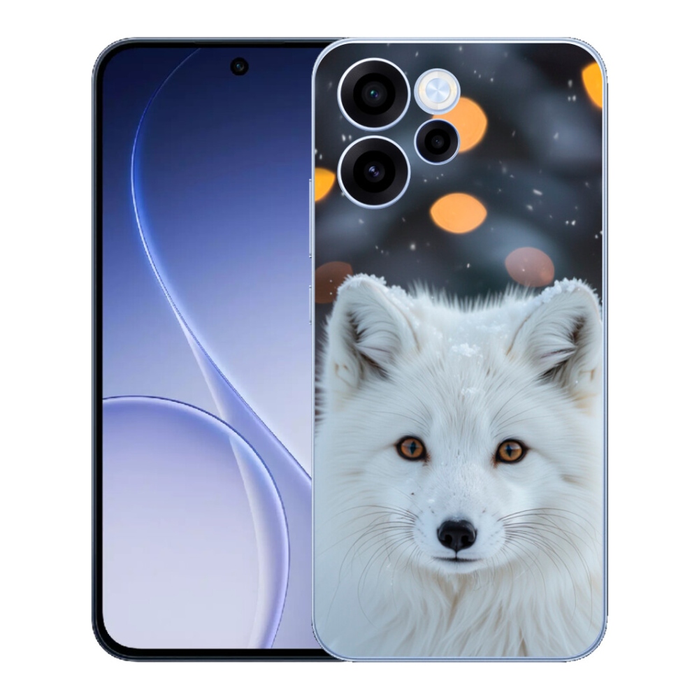 Gelový kryt mmCase na Oppo Reno 15 FS 5G - liška polární