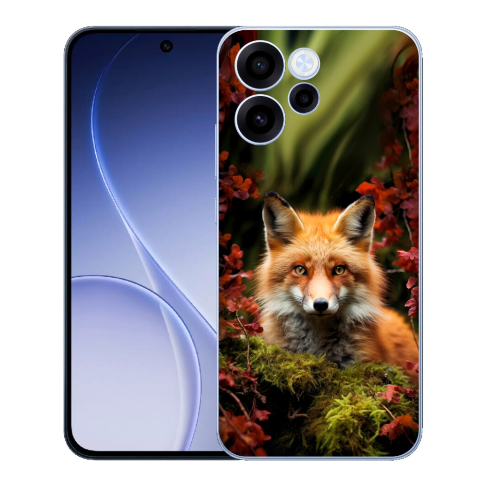 Gelový kryt mmCase na Oppo Reno 15 FS 5G - liška v lese