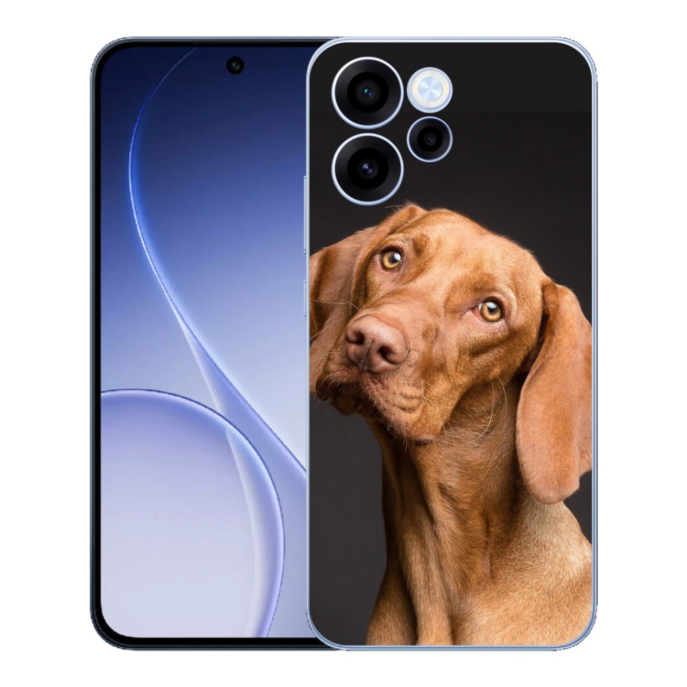 Gelový kryt mmCase na Oppo Reno 15 FS 5G - maďarský ohař
