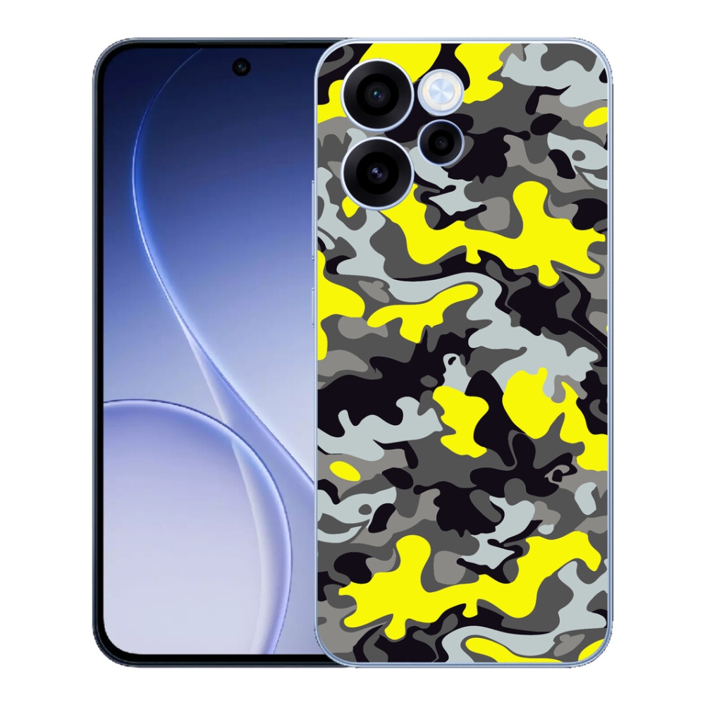 Gelový kryt mmCase na Oppo Reno 15 FS 5G - maskáčový vzor 6