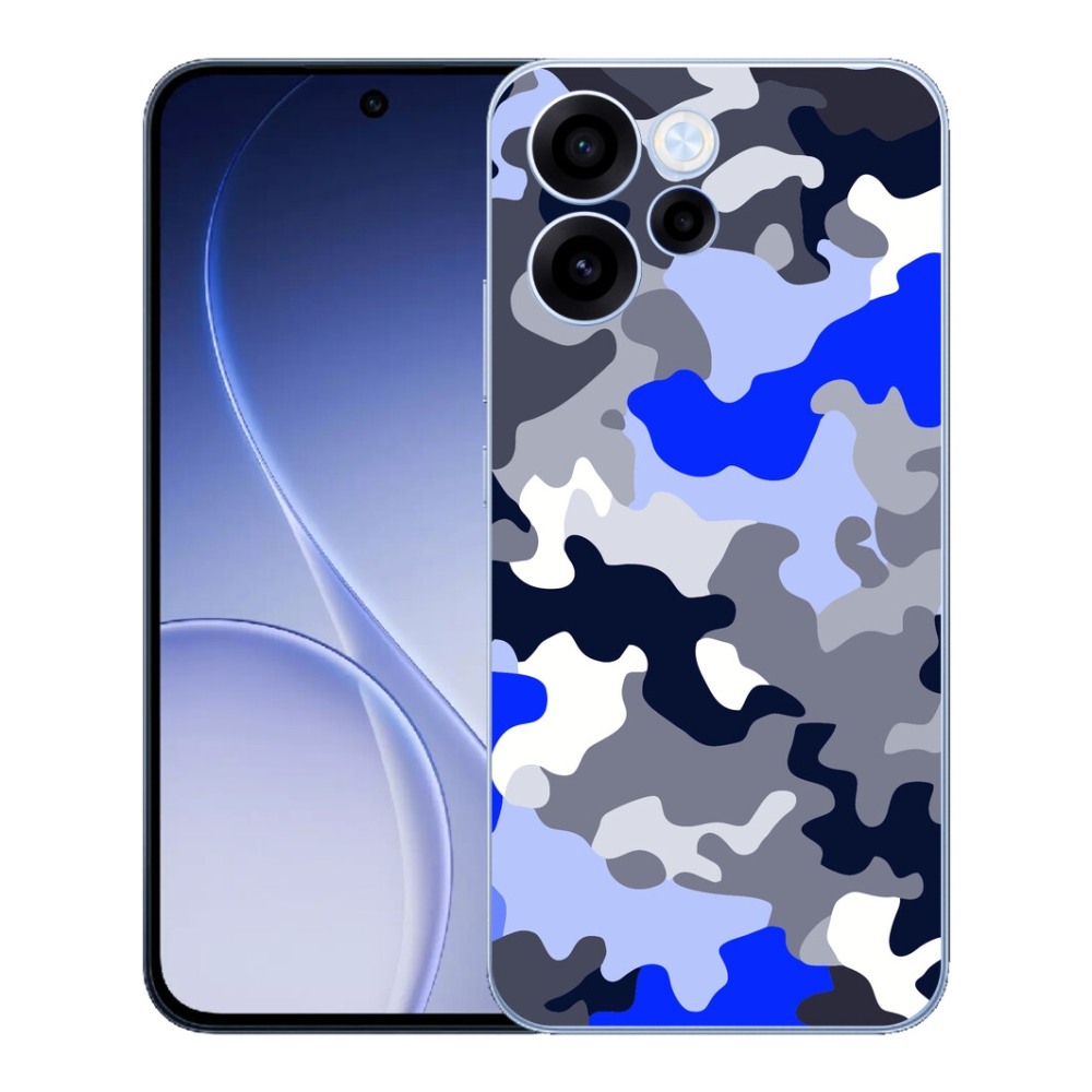 Gelový kryt mmCase na Oppo Reno 15 FS 5G - maskáčový vzor 8