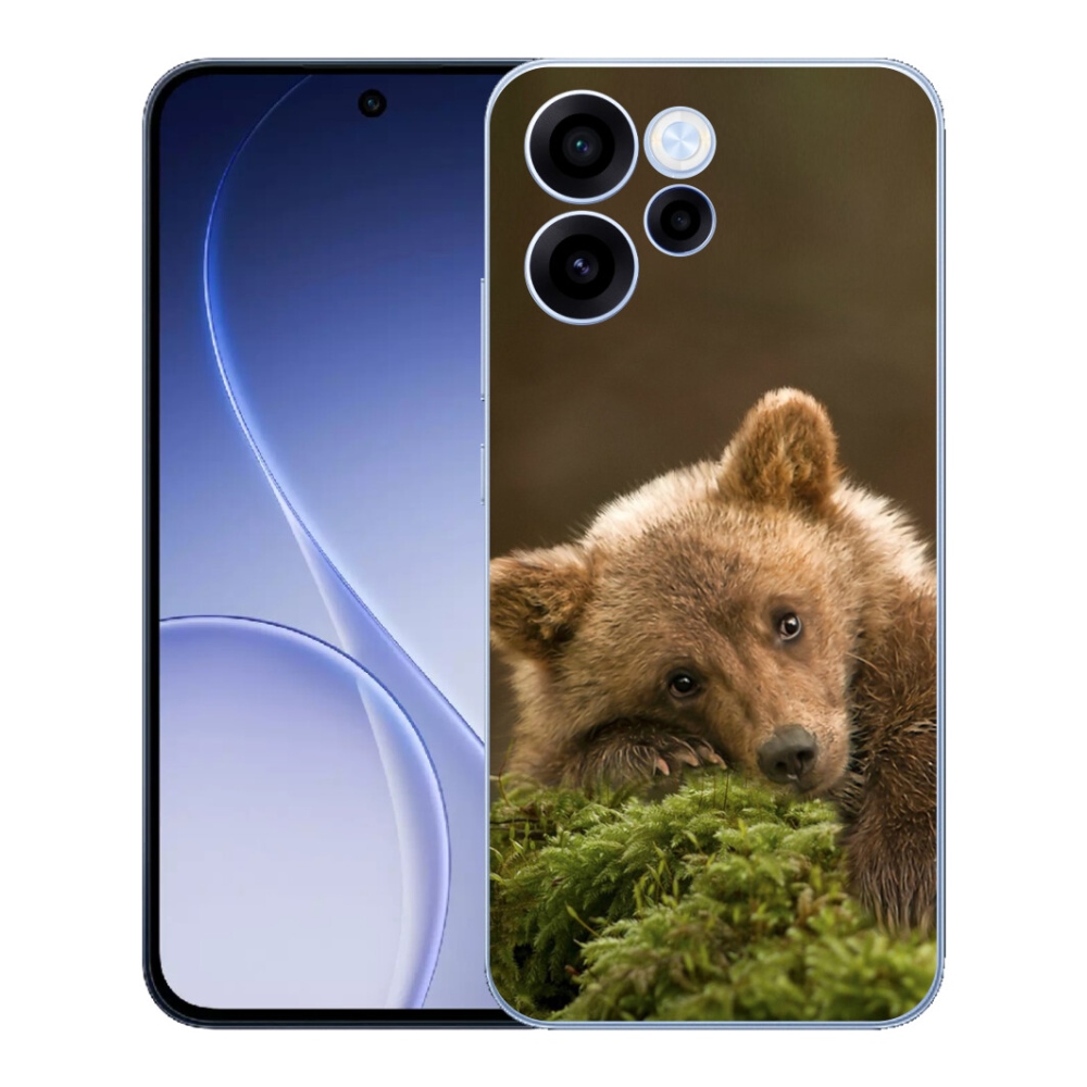 Gelový kryt mmCase na Oppo Reno 15 FS 5G - medvěd