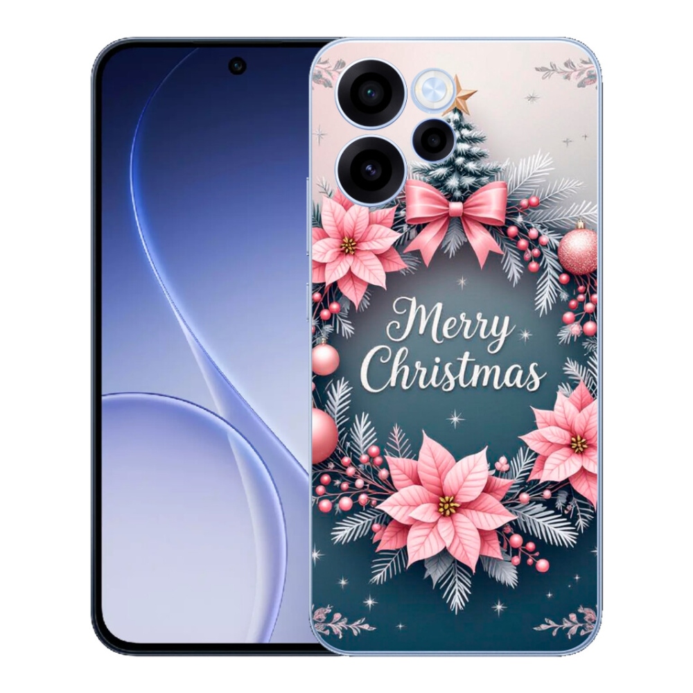 Gelový kryt mmCase na Oppo Reno 15 FS 5G - merry christmas