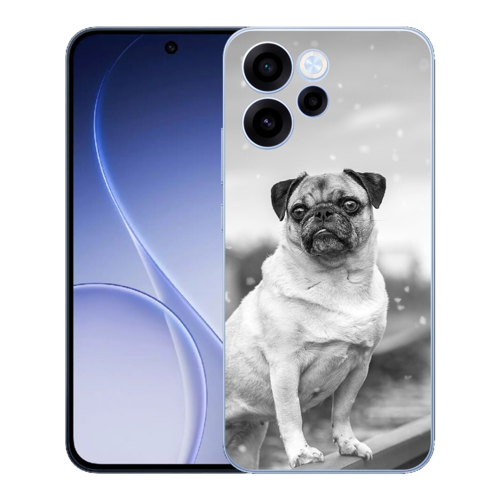 Gelový kryt mmCase na Oppo Reno 15 FS 5G - mops