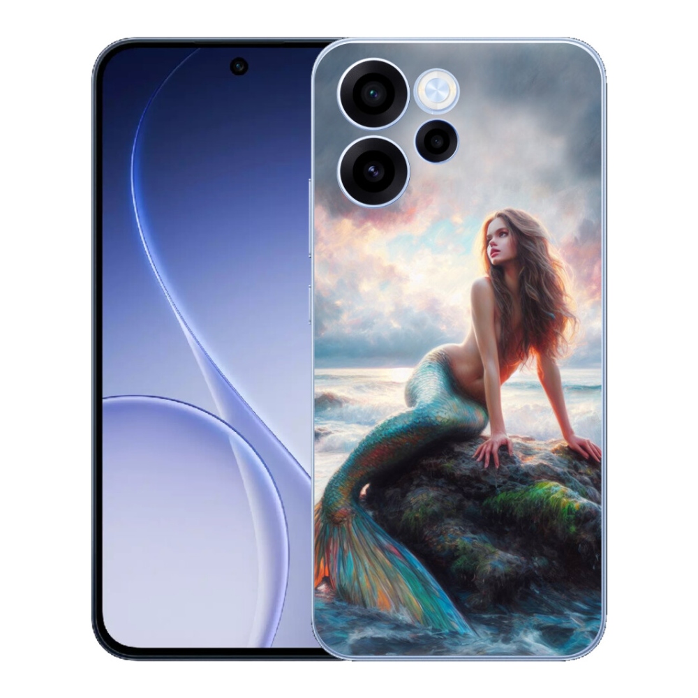 Gelový kryt mmCase na Oppo Reno 15 FS 5G - mořská panna