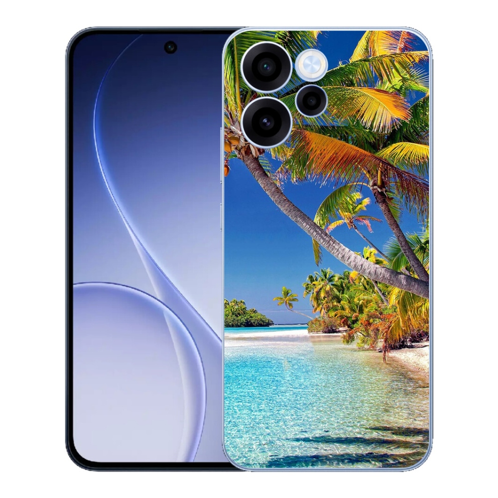 Gelový kryt mmCase na Oppo Reno 15 FS 5G - mořská pláž