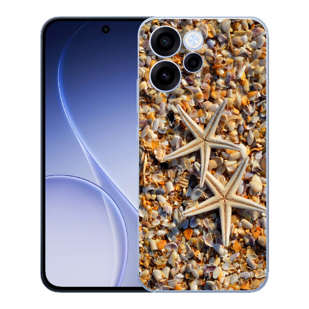 Gelový kryt mmCase na Oppo Reno 15 FS 5G - mořské hvězdice