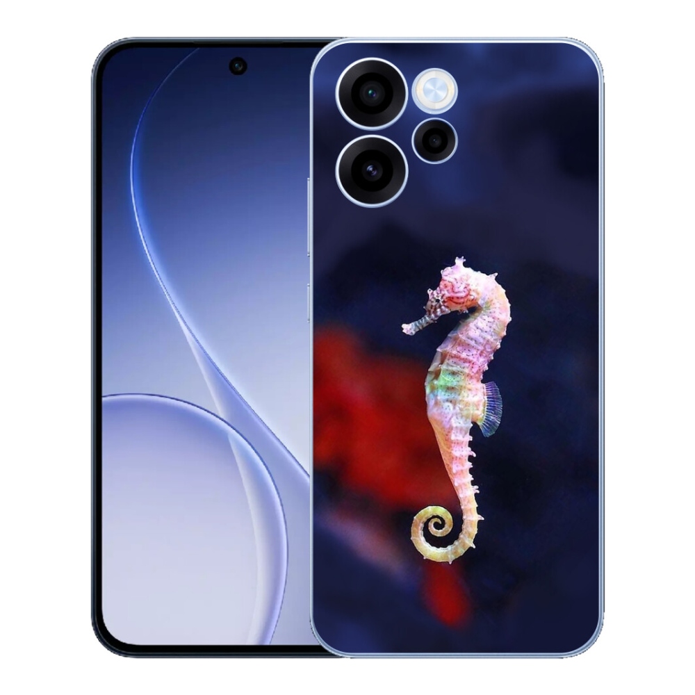 Gelový kryt mmCase na Oppo Reno 15 FS 5G - mořský koník