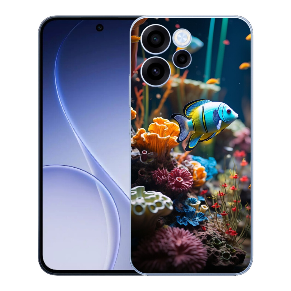 Gelový kryt mmCase na Oppo Reno 15 FS 5G - mořský svět 5