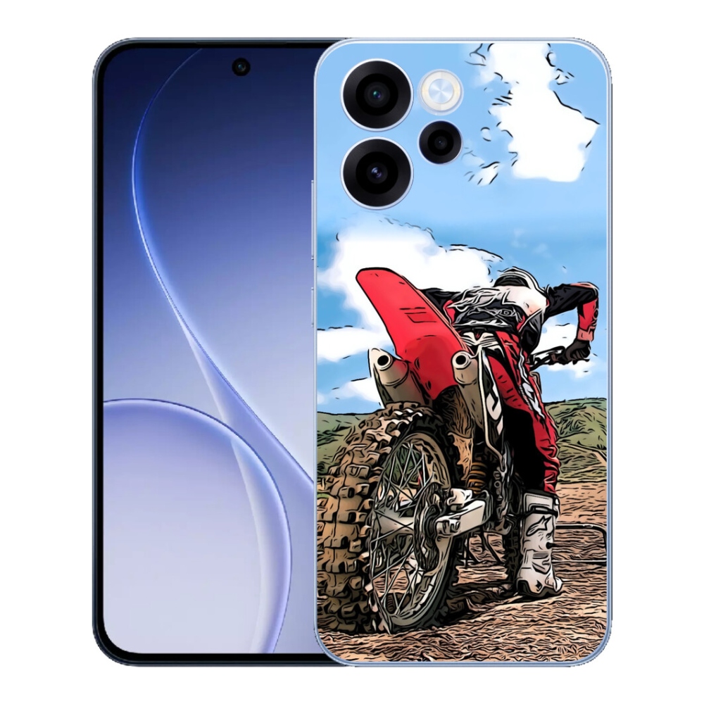Gelový kryt mmCase na Oppo Reno 15 FS 5G - moto