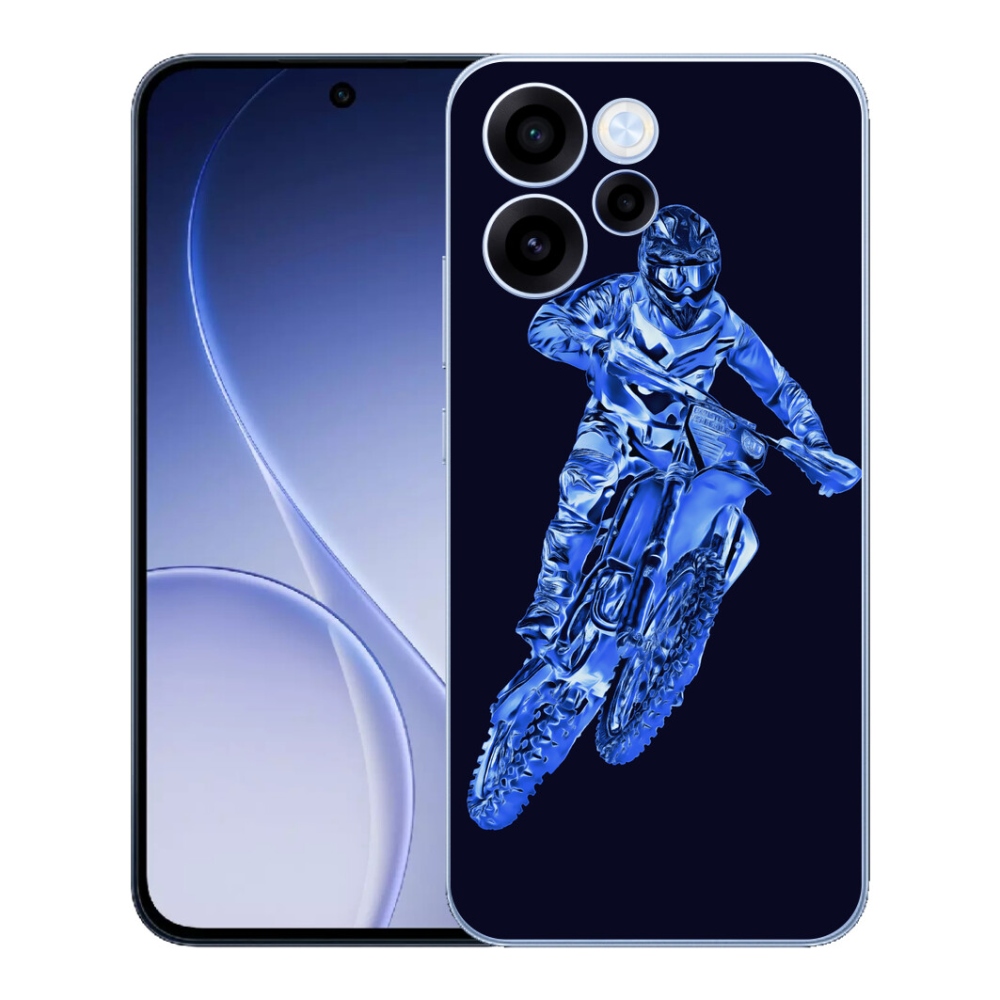 Gelový kryt mmCase na Oppo Reno 15 FS 5G - motocross 1
