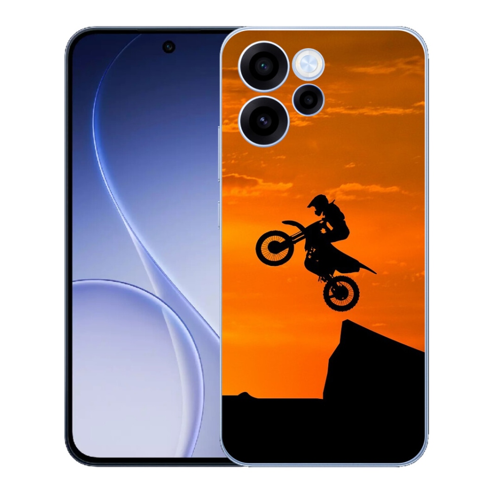 Gelový kryt mmCase na Oppo Reno 15 FS 5G - motocross