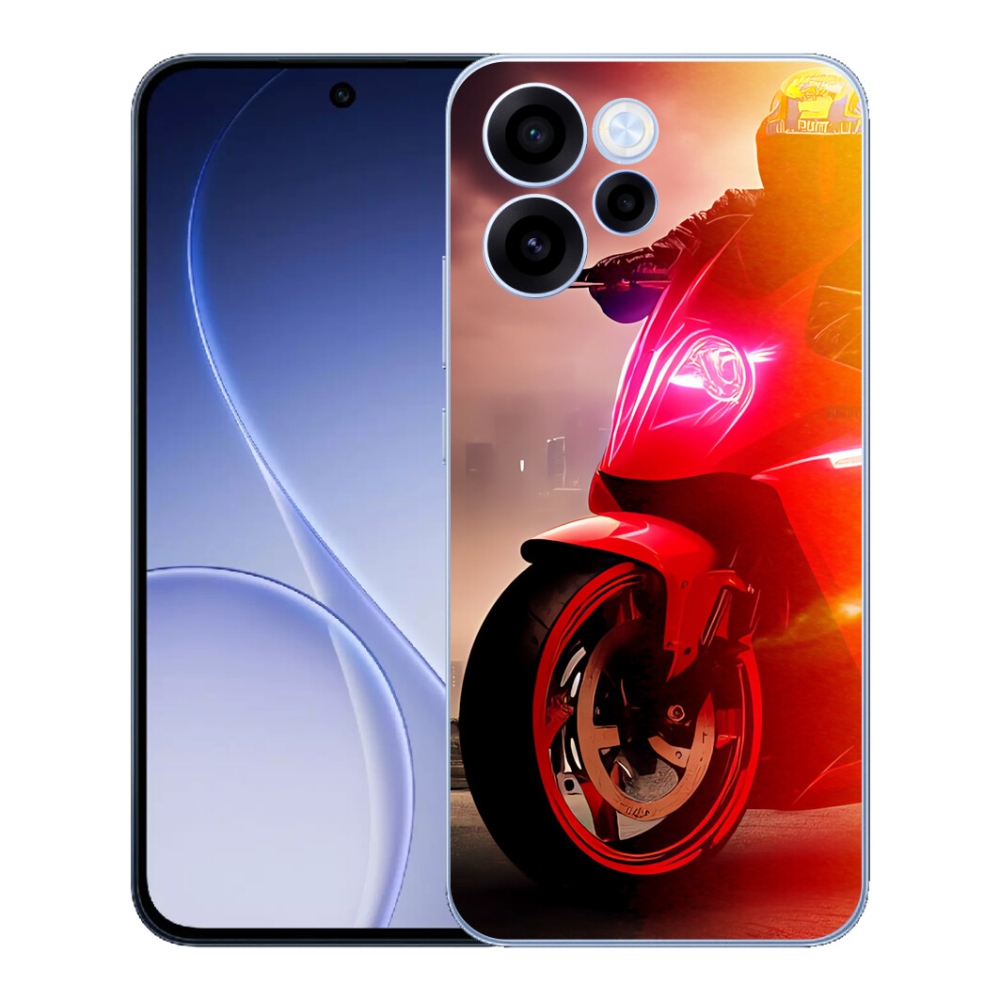 Gelový kryt mmCase na Oppo Reno 15 FS 5G - motorka