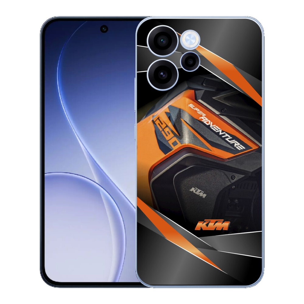Gelový kryt mmCase na Oppo Reno 15 FS 5G - motorka ktm