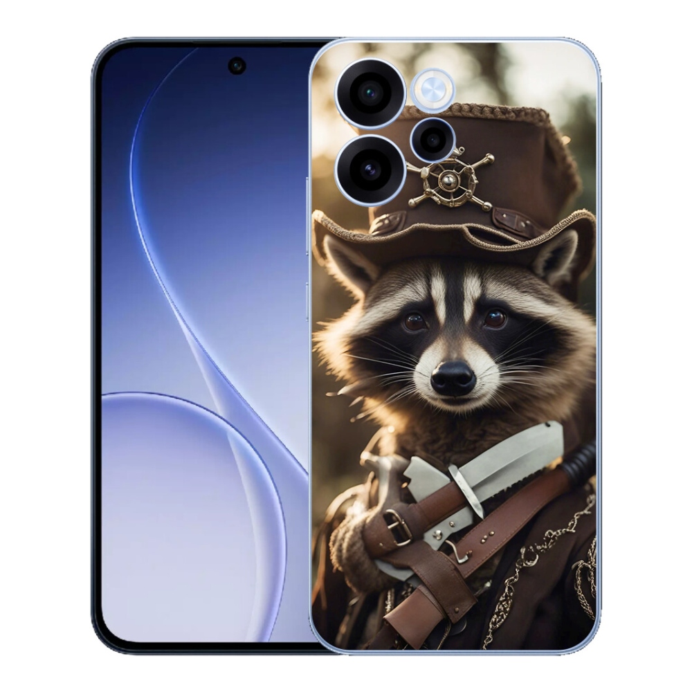 Gelový kryt mmCase na Oppo Reno 15 FS 5G - mýval v uniformě
