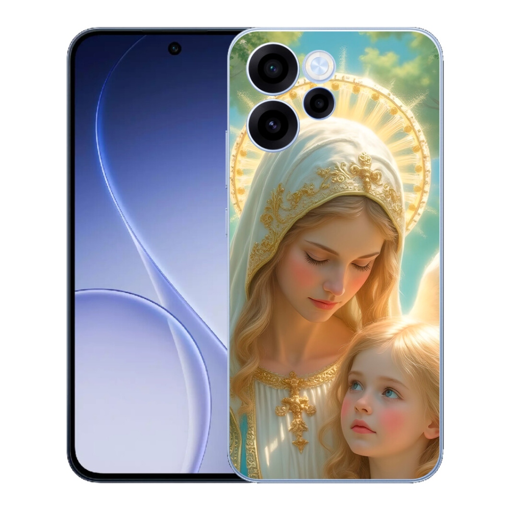 Gelový kryt mmCase na Oppo Reno 15 FS 5G - náboženský motiv 2