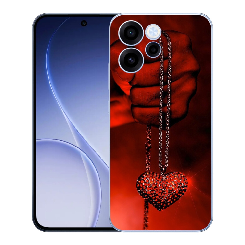 Gelový kryt mmCase na Oppo Reno 15 FS 5G - náhrdelník