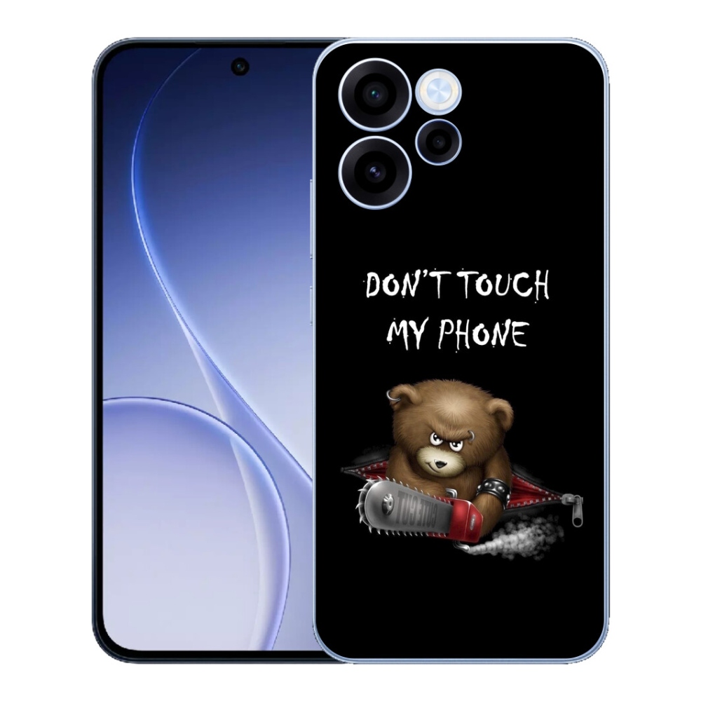 Gelový kryt mmCase na Oppo Reno 15 FS 5G - nesahej na telefon
