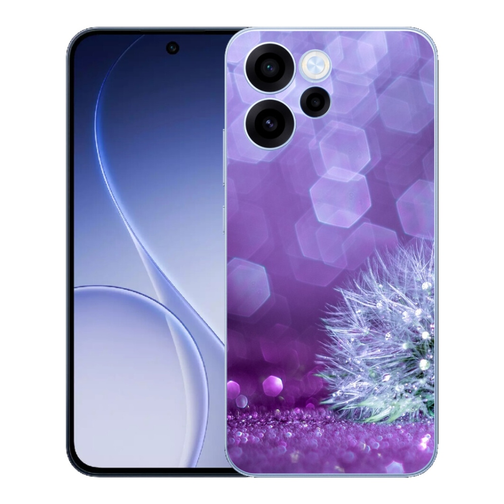 Gelový kryt mmCase na Oppo Reno 15 FS 5G - odkvetlá pampeliška 2