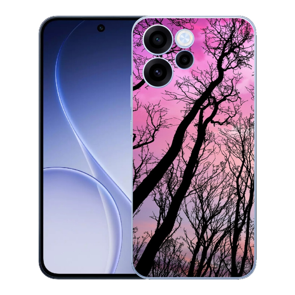 Gelový kryt mmCase na Oppo Reno 15 FS 5G - opadané stromy