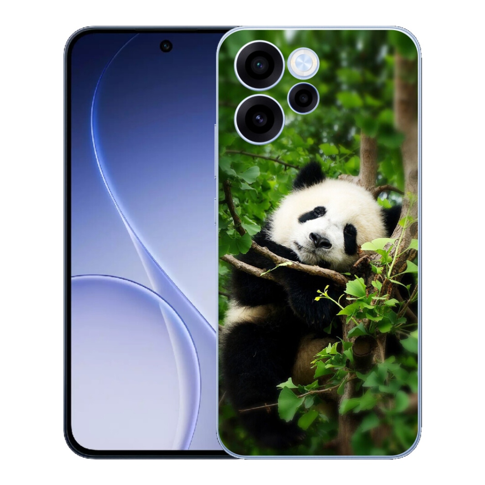 Gelový kryt mmCase na Oppo Reno 15 FS 5G - panda