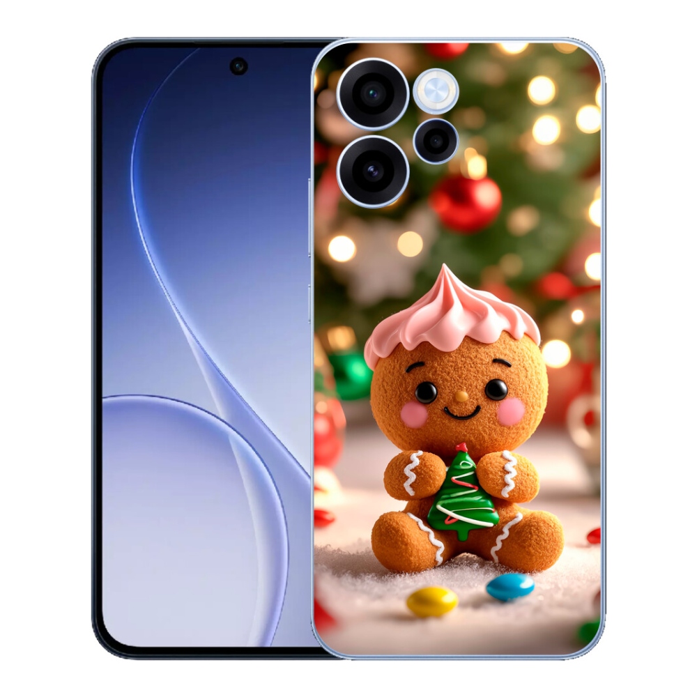 Gelový kryt mmCase na Oppo Reno 15 FS 5G - perníček