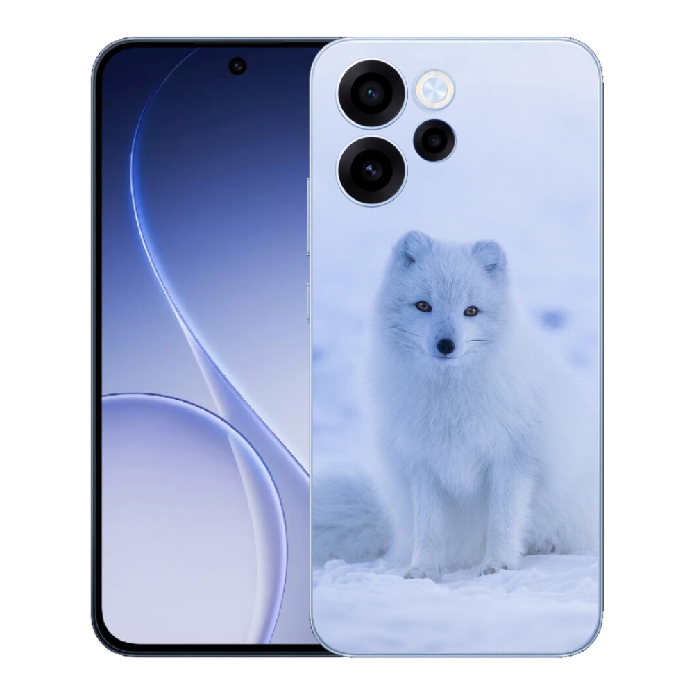 Gelový kryt mmCase na Oppo Reno 15 FS 5G - polární liška