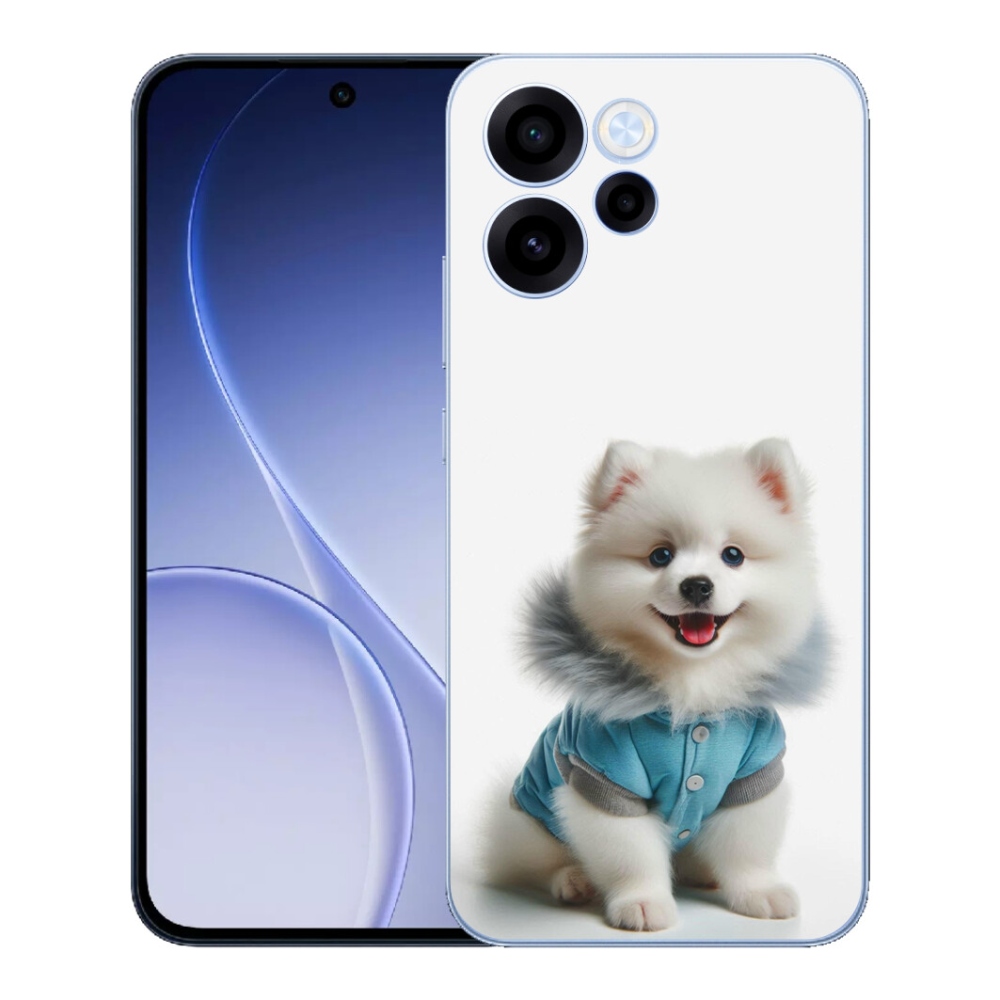 Gelový kryt mmCase na Oppo Reno 15 FS 5G - pomeranian