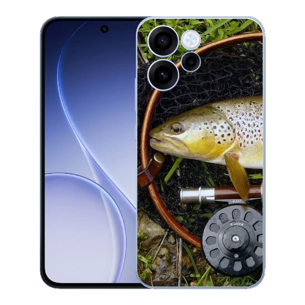 Gelový kryt mmCase na Oppo Reno 15 FS 5G - pstruh 2