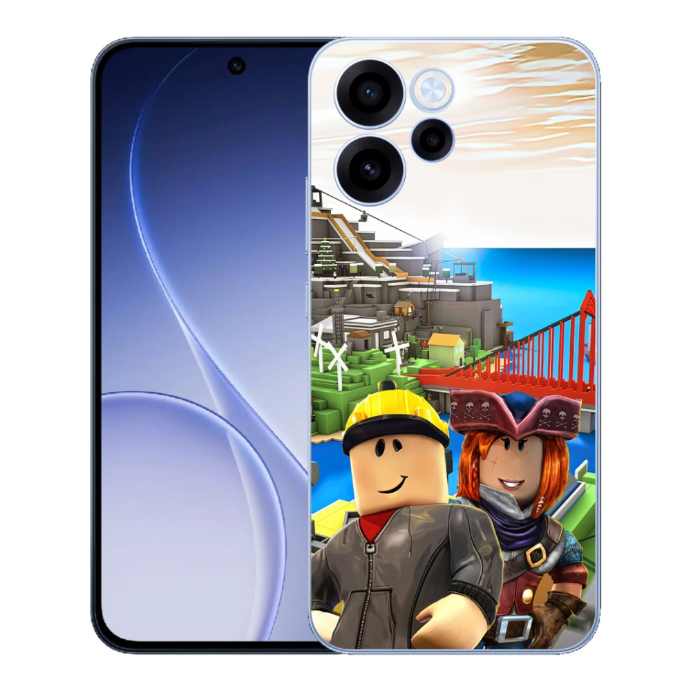 Gelový kryt mmCase na Oppo Reno 15 FS 5G - roblox 1