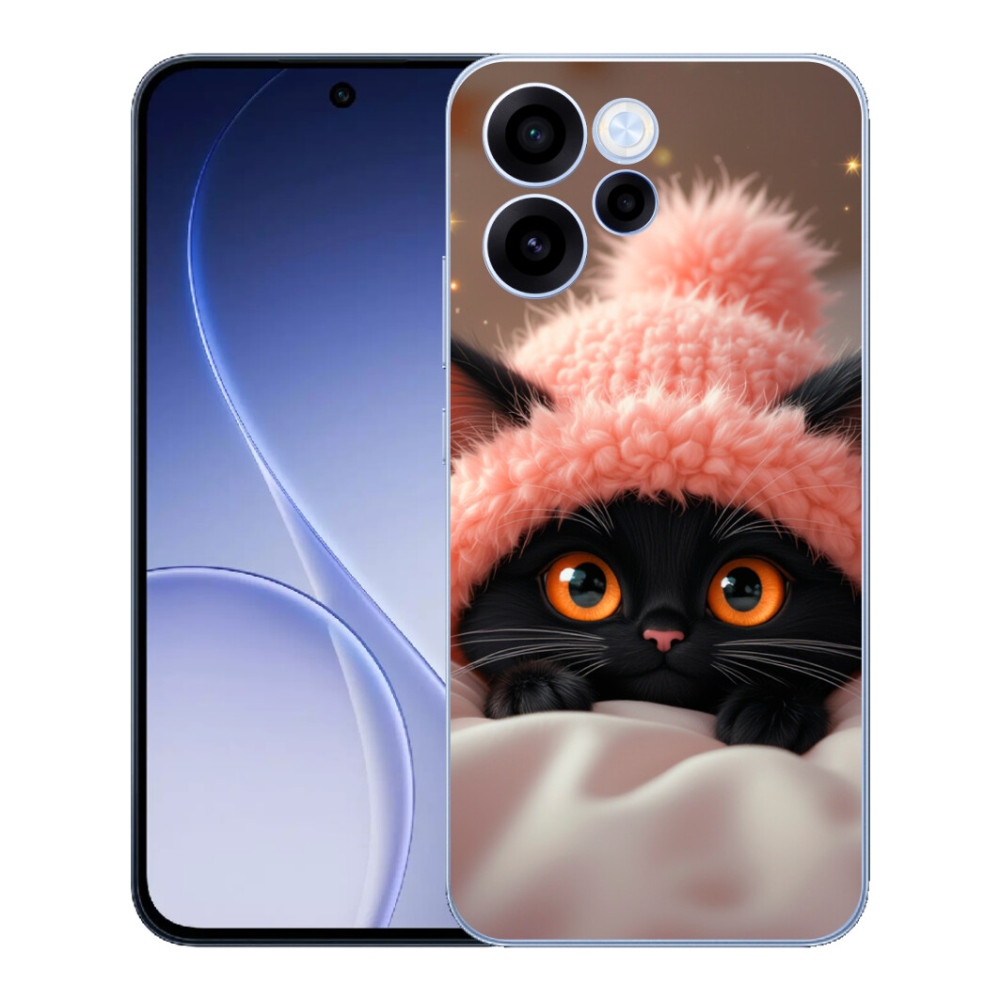 Gelový kryt mmCase na Oppo Reno 15 FS 5G - roztomilé kotě 7