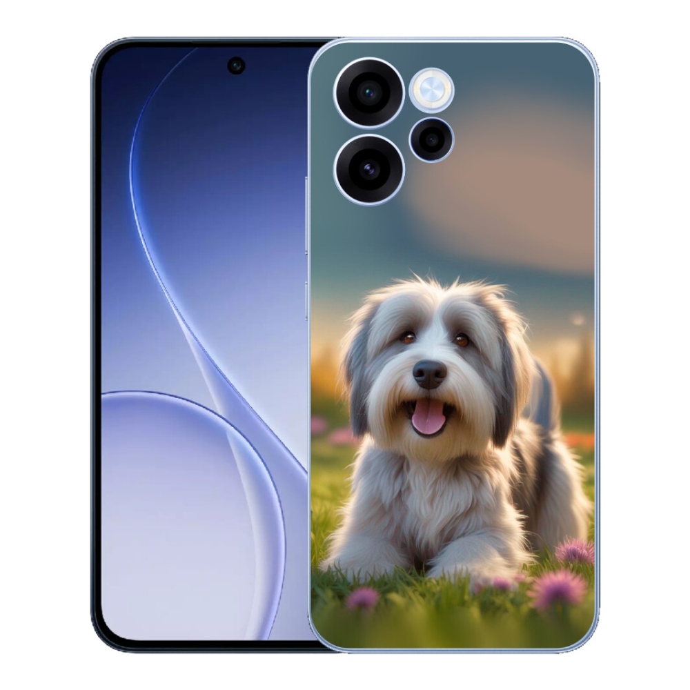 Gelový kryt mmCase na Oppo Reno 15 FS 5G - roztomilý havanský psík