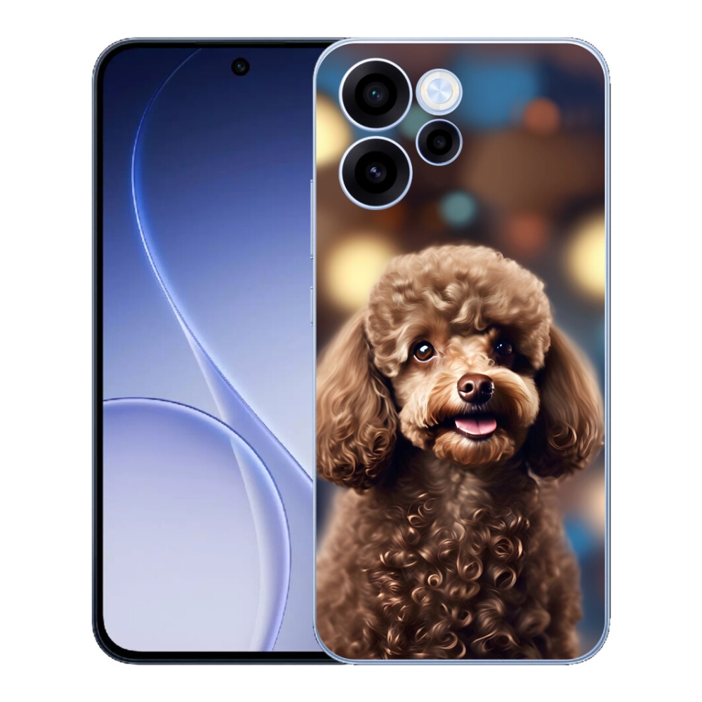 Gelový kryt mmCase na Oppo Reno 15 FS 5G - roztomilý pudl