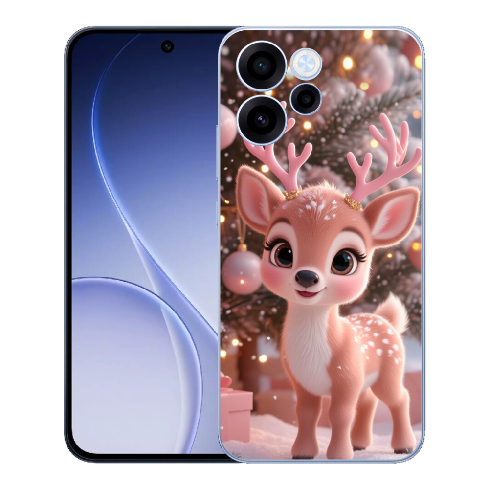 Gelový kryt mmCase na Oppo Reno 15 FS 5G - roztomilý sob