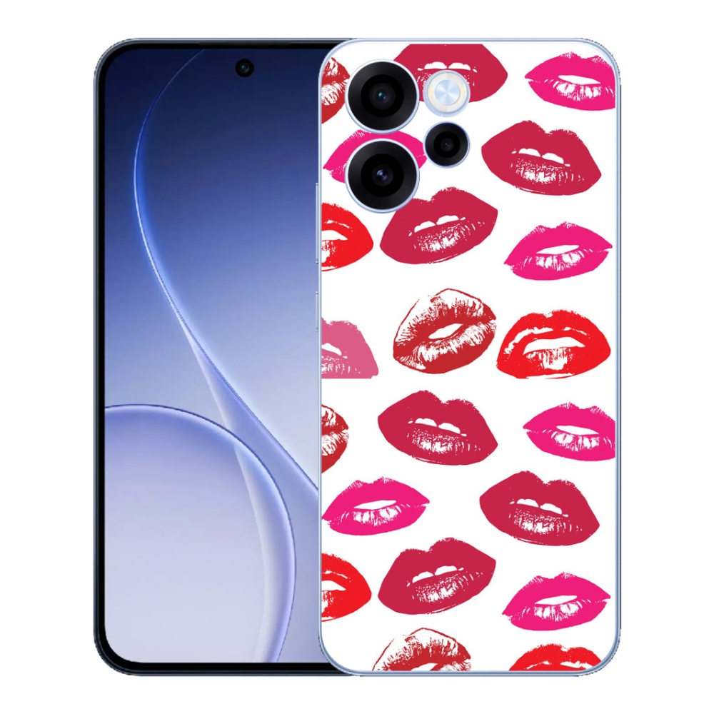 Gelový kryt mmCase na Oppo Reno 15 FS 5G - rty
