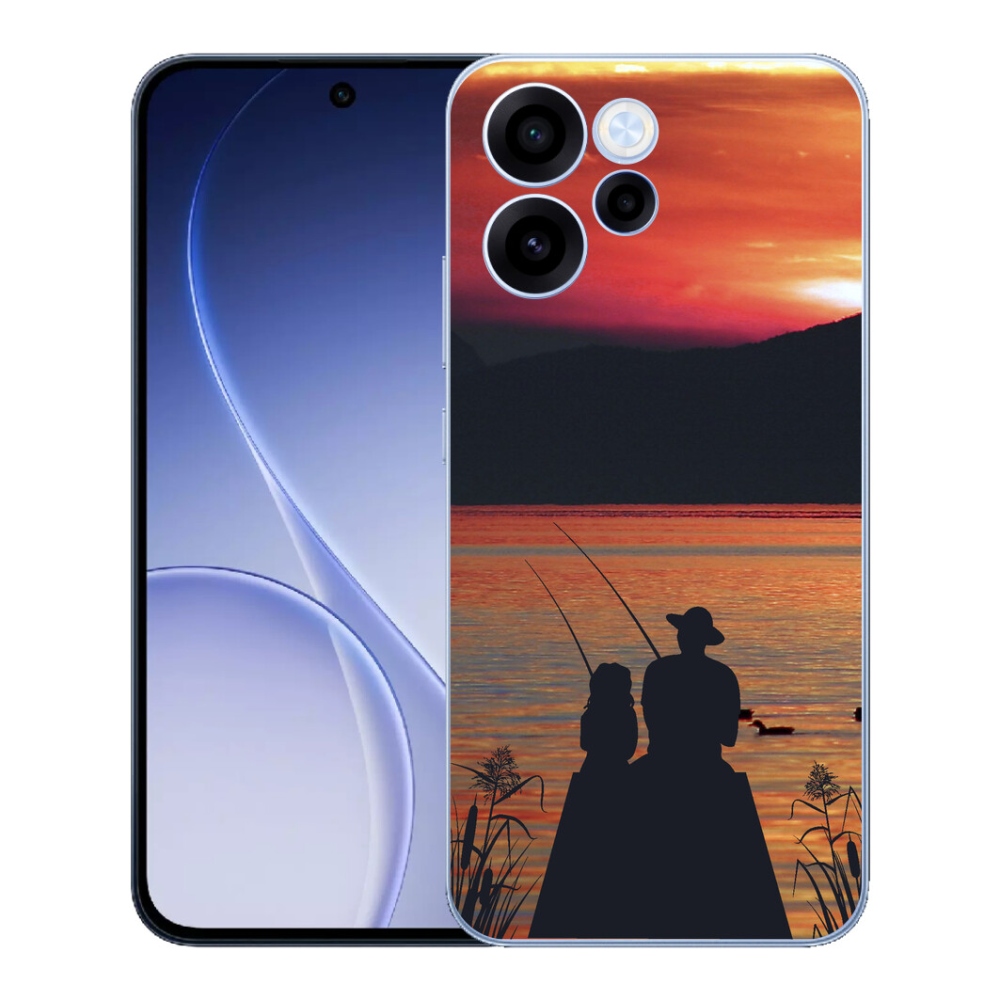 Gelový kryt mmCase na Oppo Reno 15 FS 5G - rybaření 3
