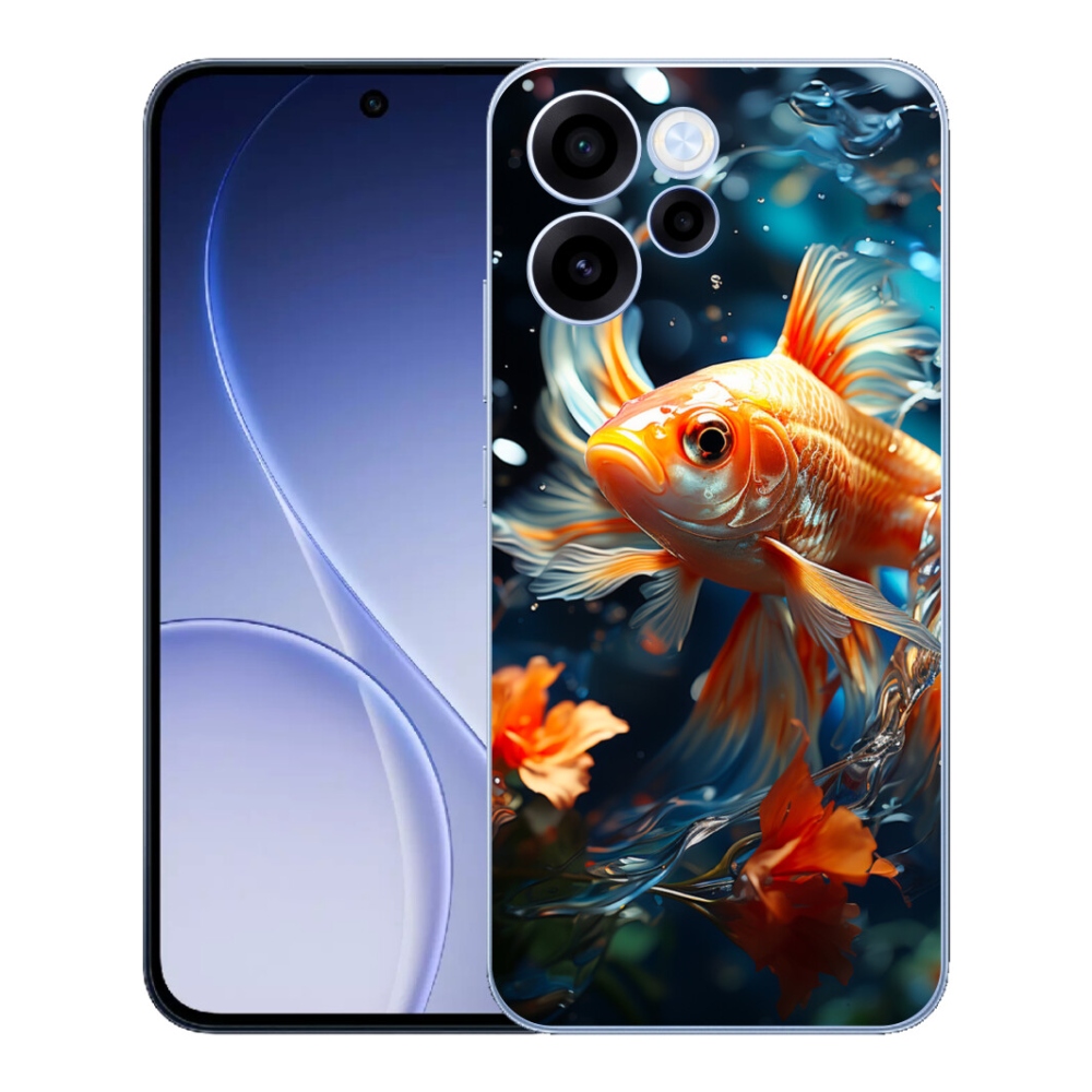 Gelový kryt mmCase na Oppo Reno 15 FS 5G - rybka