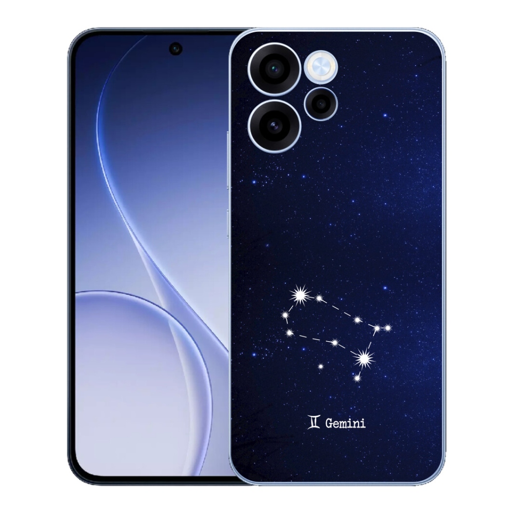 Gelový kryt mmCase na Oppo Reno 15 FS 5G - souhvězdí Blíženců