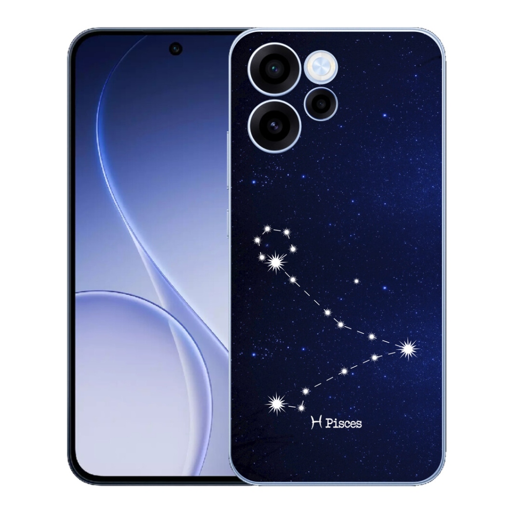 Gelový kryt mmCase na Oppo Reno 15 FS 5G - souhvězdí Ryby