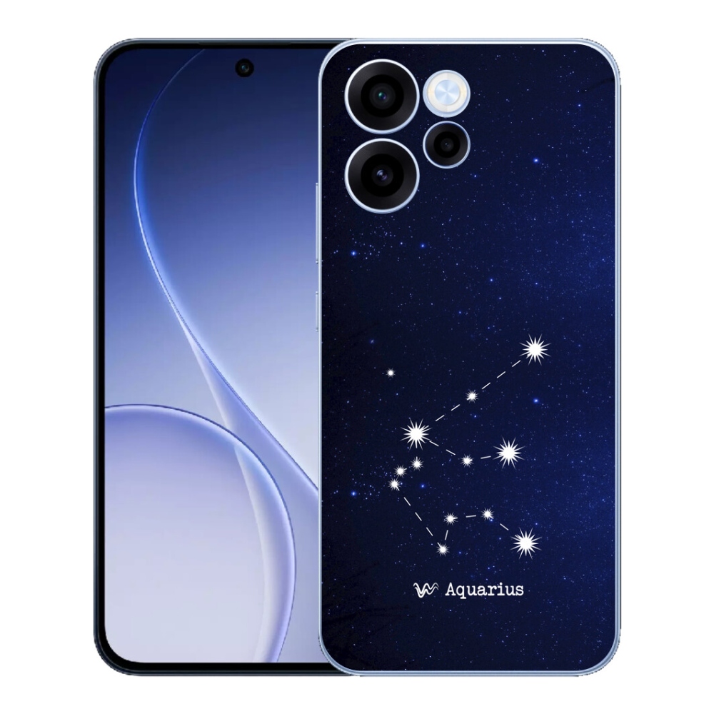Gelový kryt mmCase na Oppo Reno 15 FS 5G - souhvězdí Vodnáře