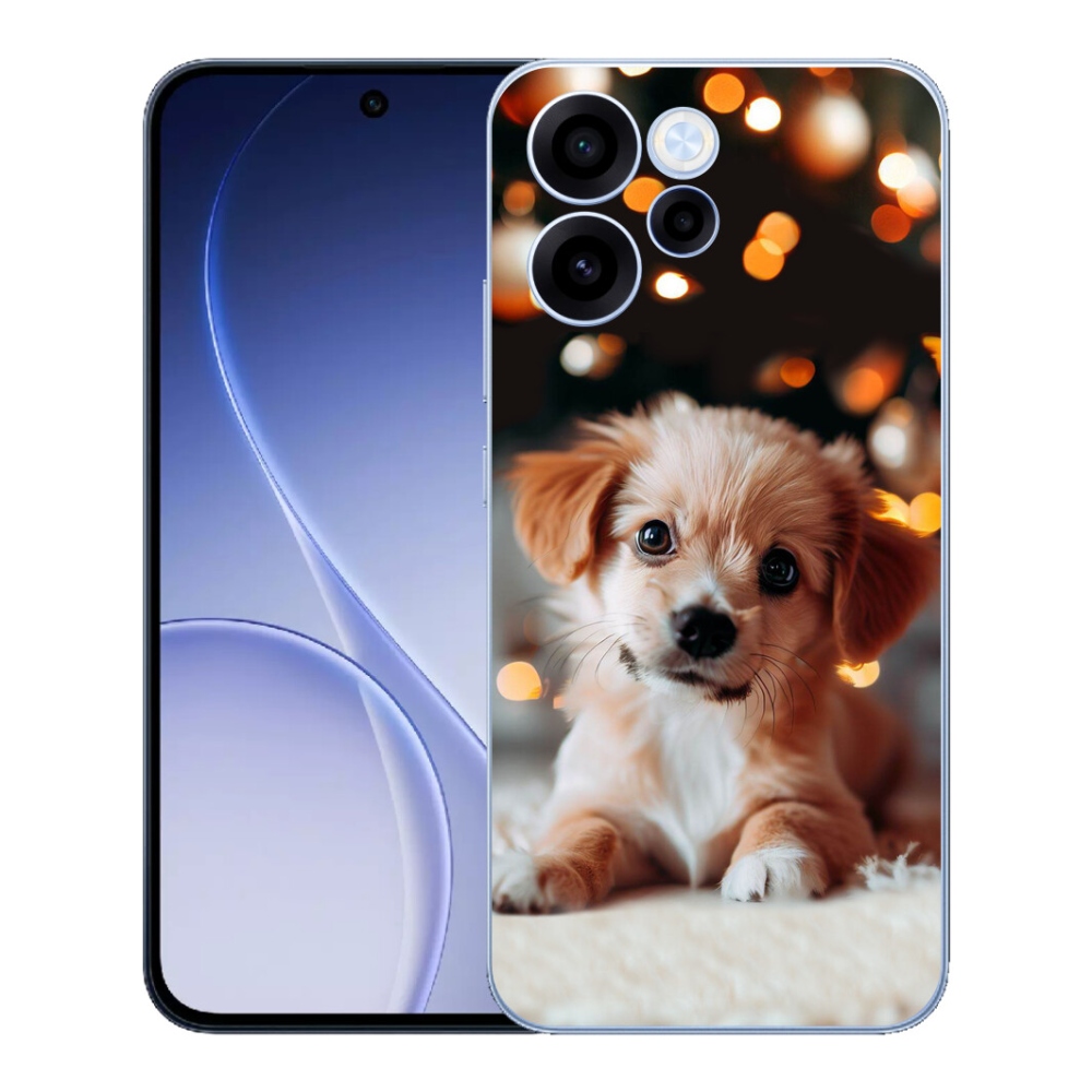 Gelový kryt mmCase na Oppo Reno 15 FS 5G - štěňátko