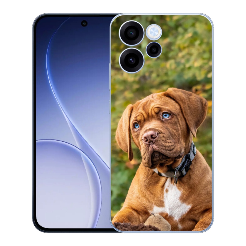 Gelový kryt mmCase na Oppo Reno 15 FS 5G - štěně 