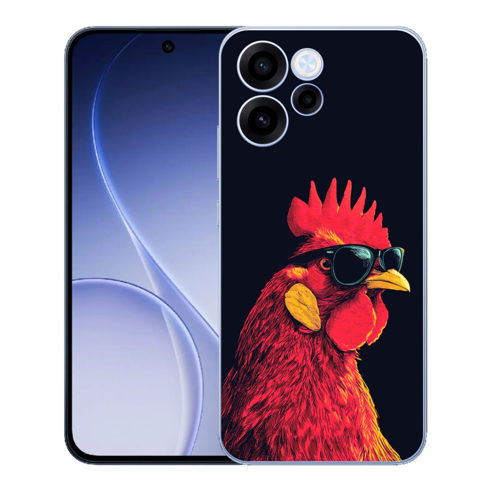 Gelový kryt mmCase na Oppo Reno 15 FS 5G - stylový kohout