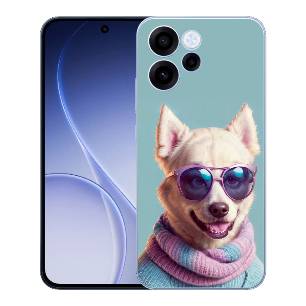 Gelový kryt mmCase na Oppo Reno 15 FS 5G - stylový německý špic