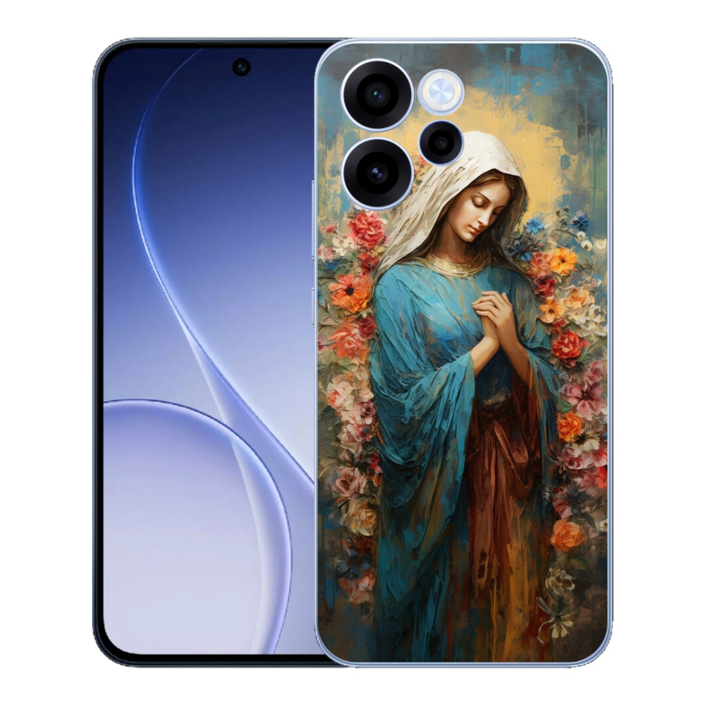 Gelový kryt mmCase na Oppo Reno 15 FS 5G - svatá žena