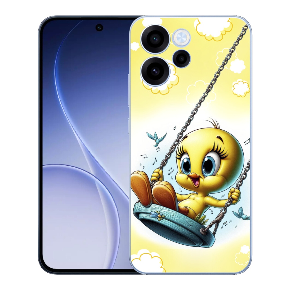Gelový kryt mmCase na Oppo Reno 15 FS 5G - tweety