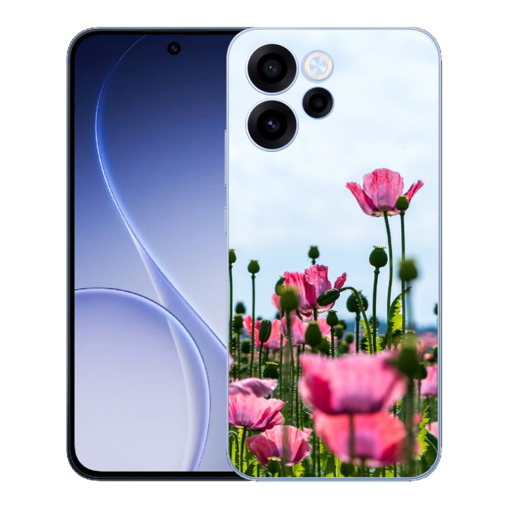 Gelový kryt mmCase na Oppo Reno 15 FS 5G - vlčí mák