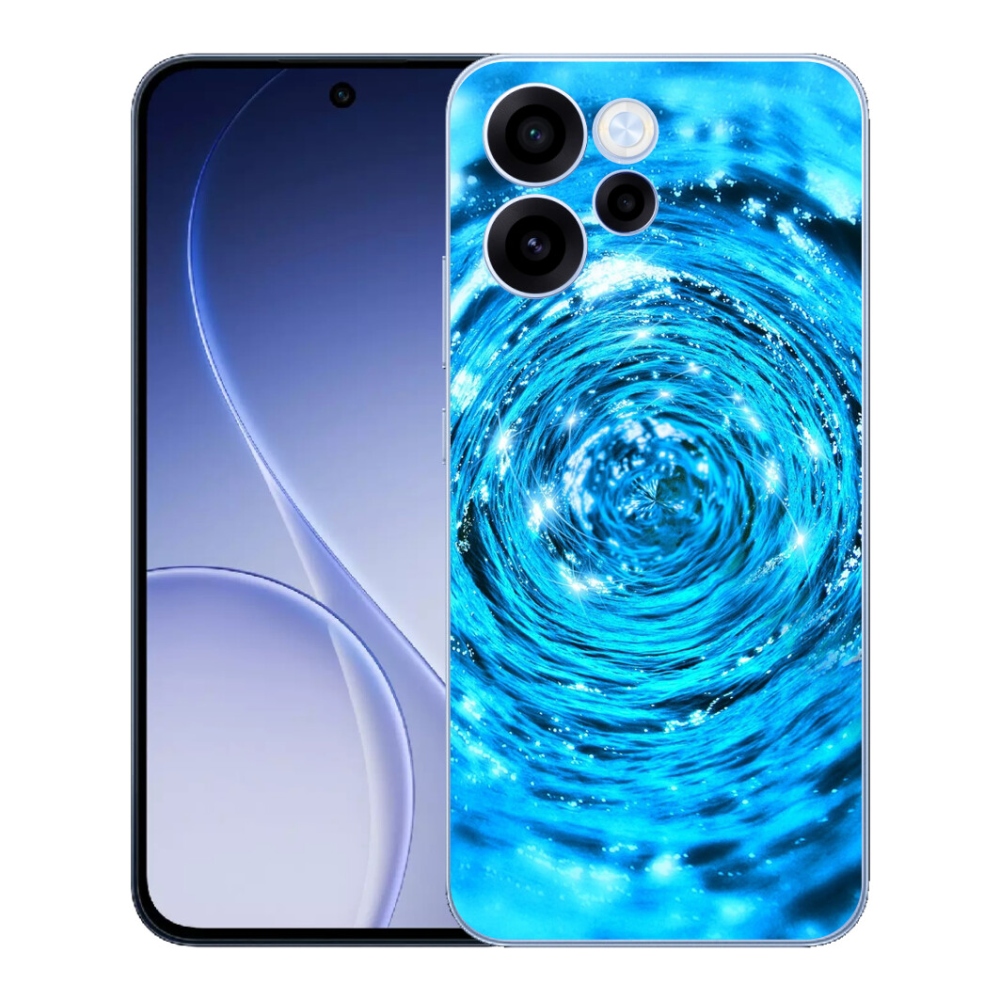 Gelový kryt mmCase na Oppo Reno 15 FS 5G - vodní vír