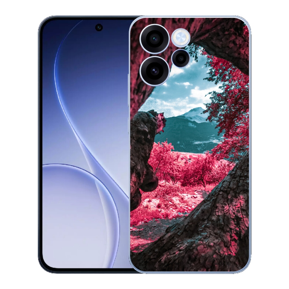 Gelový kryt mmCase na Oppo Reno 15 FS 5G - výhled na hory