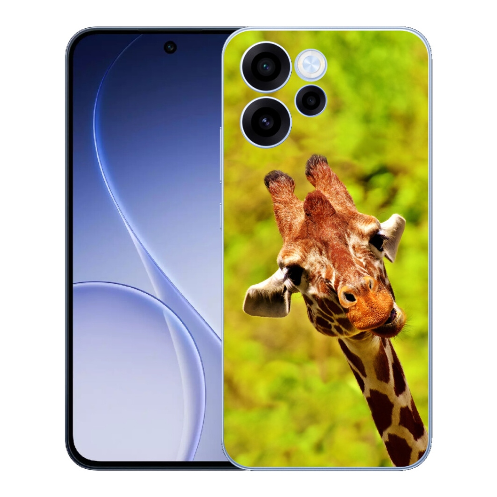 Gelový kryt mmCase na Oppo Reno 15 FS 5G - žirafa
